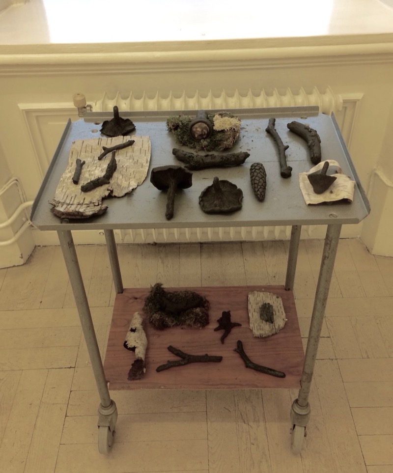 Naturporträtt, samling på vagn